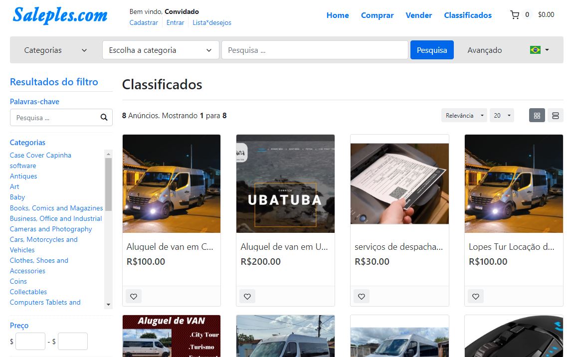 Saleples: Novo Site de Classificados Grátis Estréia no Brasil